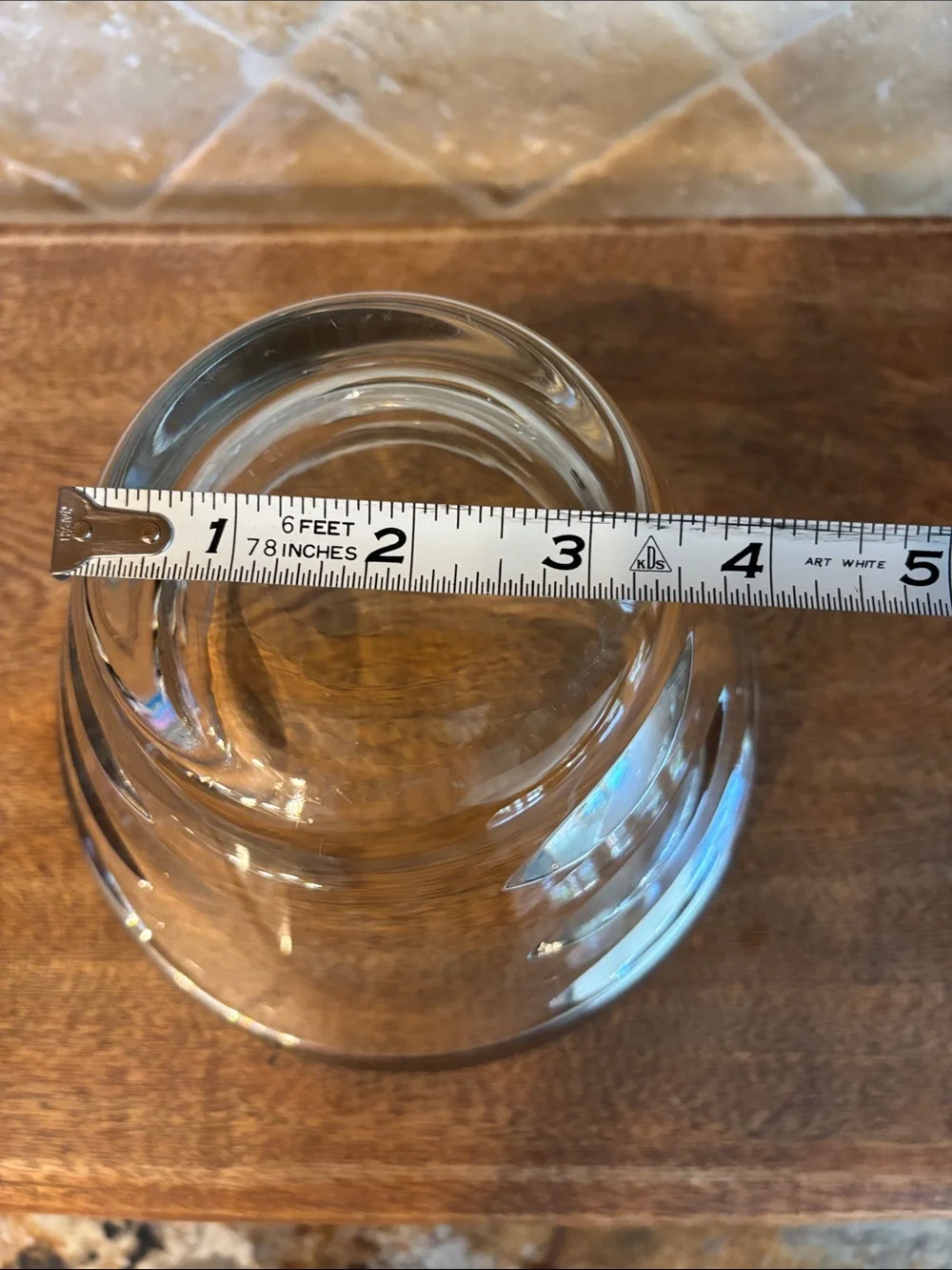 Stunning Crystal Serving Bowl - Elegant  Design